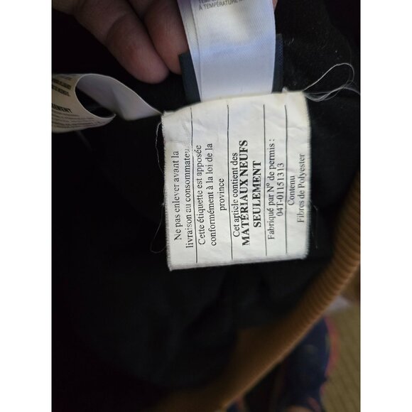 Cabelas XL Tan Hooded Canvas Jacket Workwear Chore coat outdoor rugged western - Picture 10 of 11